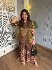Soft crush tissue printed co-ord set (Mukti)