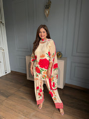 Beautiful crepe printed suit (Nivi)