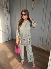 Embroidered summer co-ords (Riva)