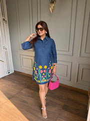 Denim summer dress