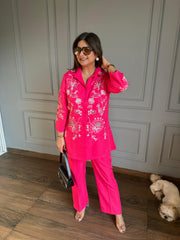 Beautiful embroidered summer co-ords (Sheena)