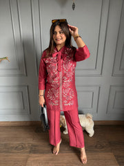 Beautiful embroidered co-ord set (Giva)