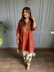 Most viral co-ord set in mul cotton with cotton slip (Sakeena)