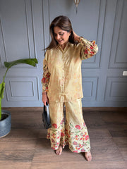Soft crush tissue printed co-ord set (Mukti)