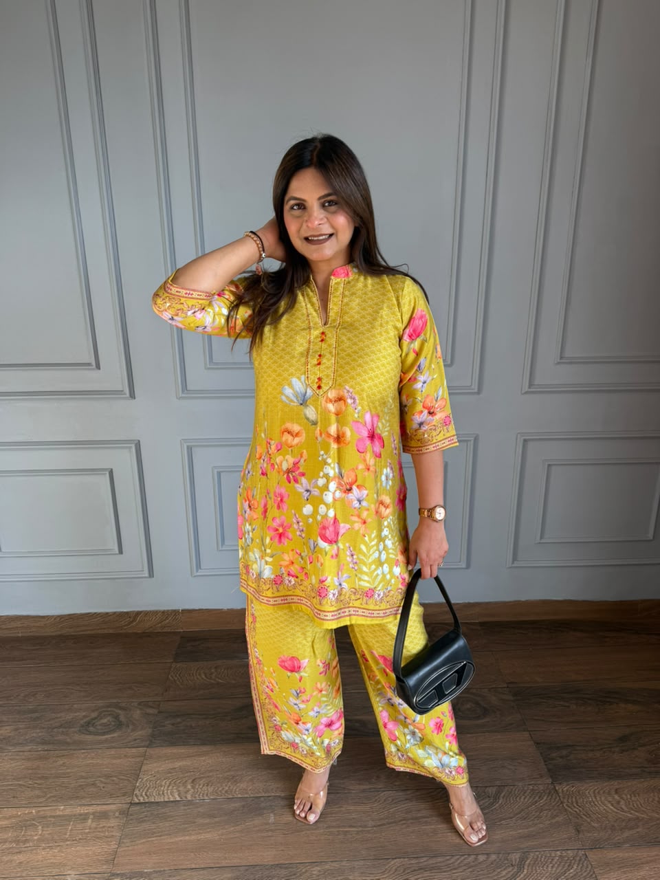 Beautiful summer printed co-ord set (Reena)