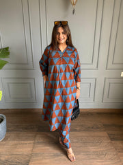 Pure cotton A line co-ord set (Reema)