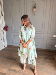 A line 3 piece mul cotton co-ord set (Riya)