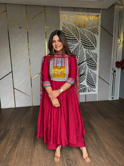 Muslin flarred suit (With sleeves)