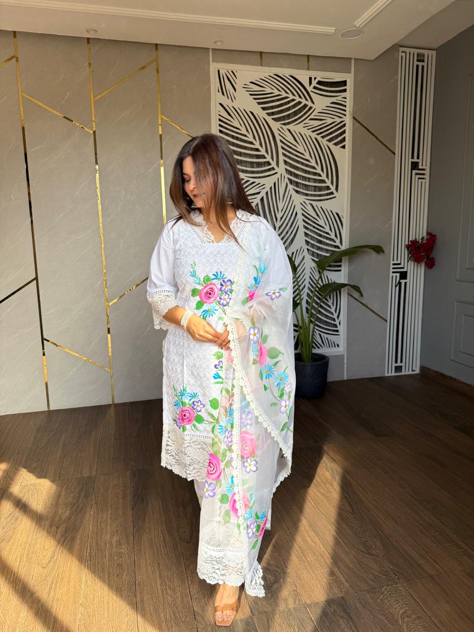 Pure cotton paint brush suit