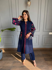 Woollen 2 piece loose style co-ord set (Arisha)