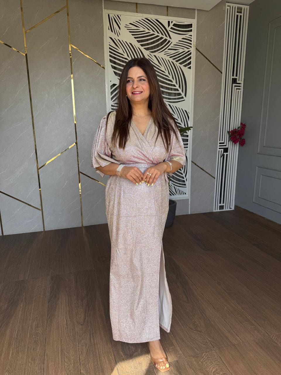 Soft shimmer style lycra dress (Bebo)