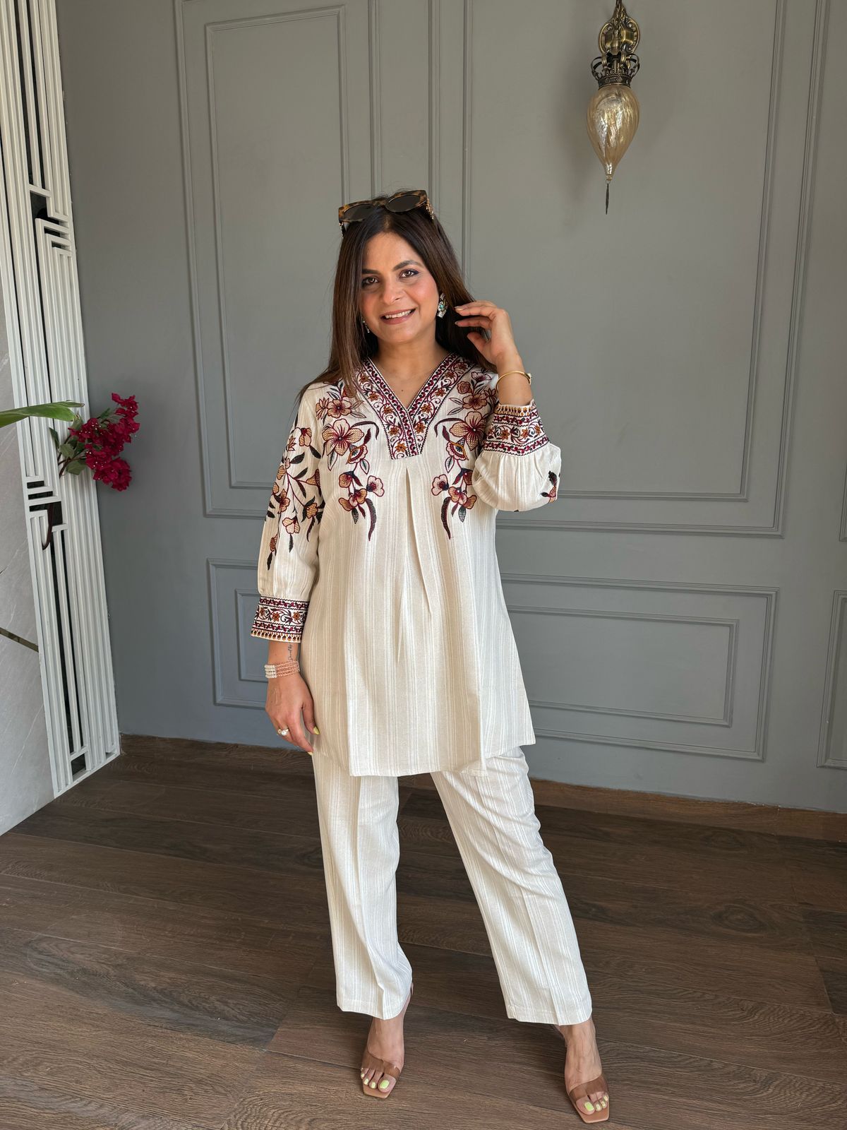 Imported linen co-ord set (Lily)