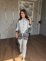 Embroided linen co-ords (Maya)