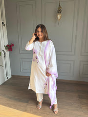 Cotton straight suit with lining (Daisy)