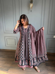 Pure cotton ajrakh print suits (Sunday)