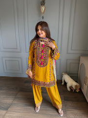 Pakistani style soft cotton suit (Ivara)