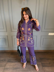 Embroidered summer co-ord (Anushka)