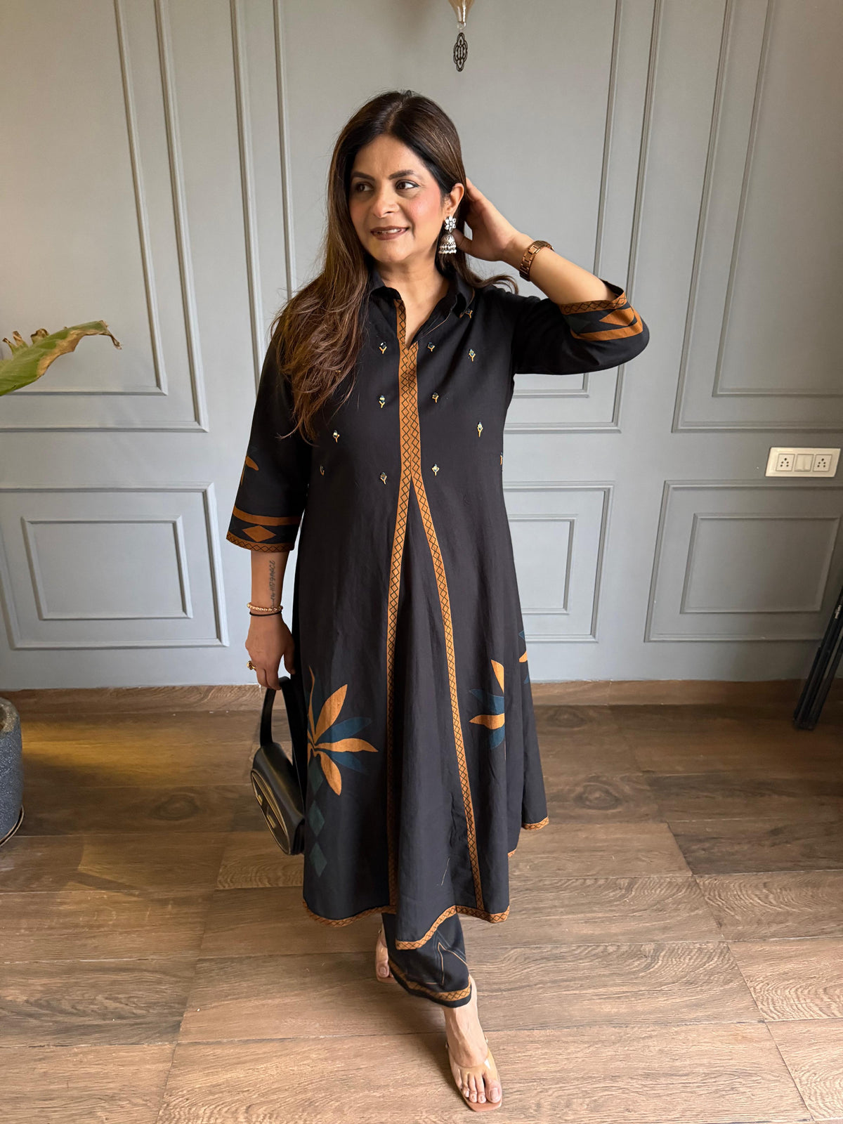 Beautiful khadi cotton co-ords (Tara)