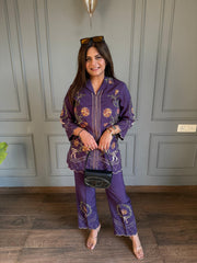 Embroidered summer co-ord (Anushka)