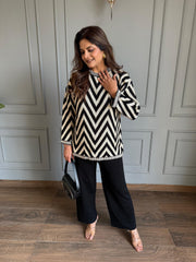 Super soft knitted wool striper co-ords (Phool)