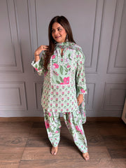 Pure organic cotton farshi salwar co-ord (Guddu)