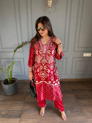 New summer co-ords with cotton lining on shirt real mirror detailing on neckline (Nysha)