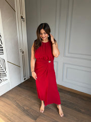 Strechable long formal dress (Ananya)