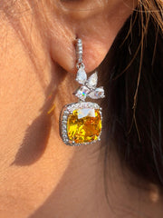 (Jewel) Very premium drop stone design earrings