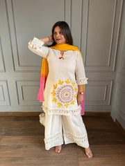 Boho style pure cotton suit with full lining (Boho)