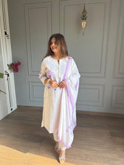 Cotton straight suit with lining (Daisy)