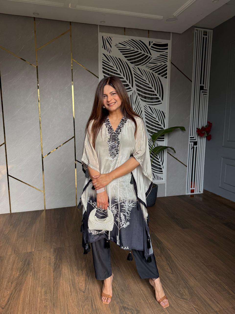 3 Piece muslin kaftan set