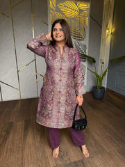 All new pashmina 2 piece co-ord set (Dia)