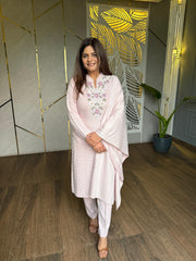 Super soft and warm knitted wool embroided luxurious suit (Ciroc)