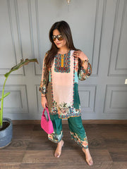 Printed crepe co-ords (Giva)
