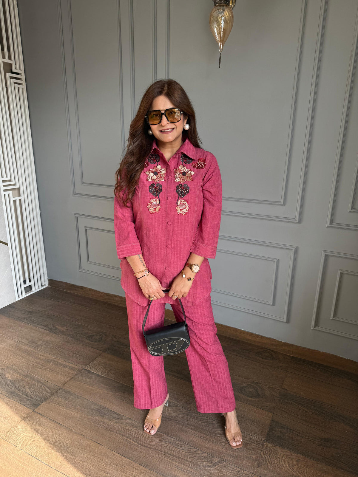 Summer embroidered cool co-ords (Jannat)