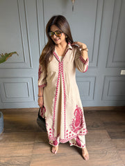 Summer imported cotton co-ord set (Drishti)