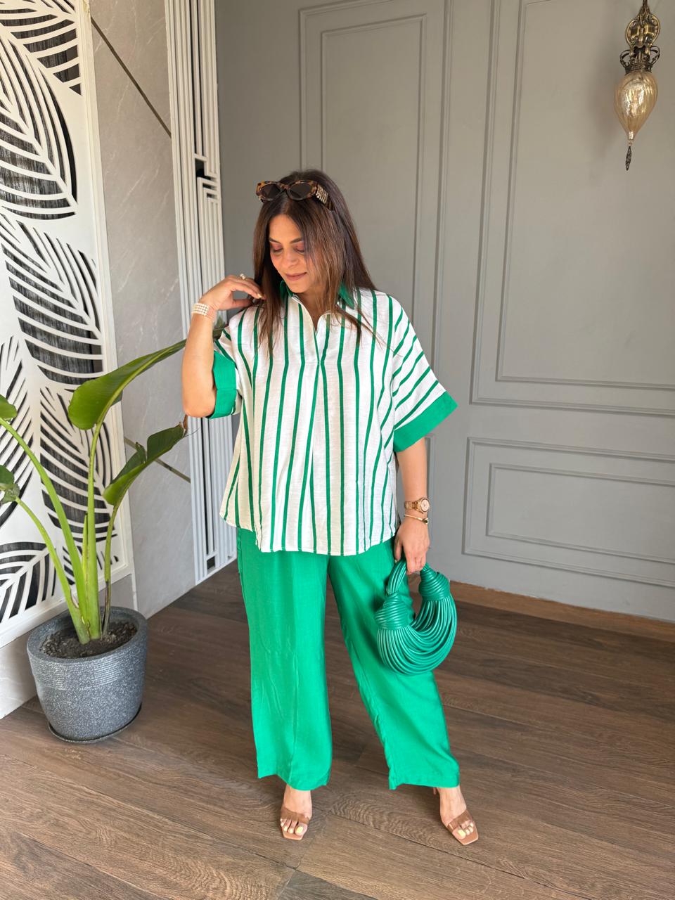 Striped summer co-ords