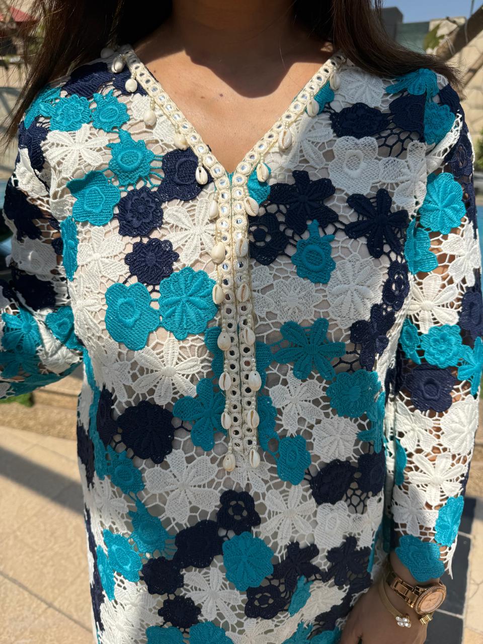 BLUEBERRY PURE MUL COTTON CO-ORD SET