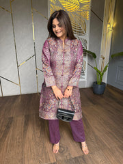 All new pashmina 2 piece co-ord set (Dia)