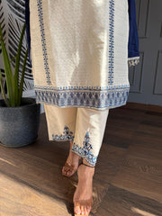COTTON EMBROIDED SUITS (MANGO)