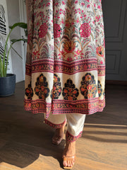 DIGITAL PRINT EMBROIDED CREPE SUITS WITH CHIFON DUPATTA (GULZAR)