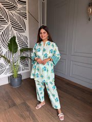 Cotton summer cool co-ords (Flower)