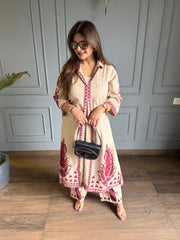 Summer imported cotton co-ord set (Drishti)