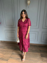 Cotton crochet dress (Smile)