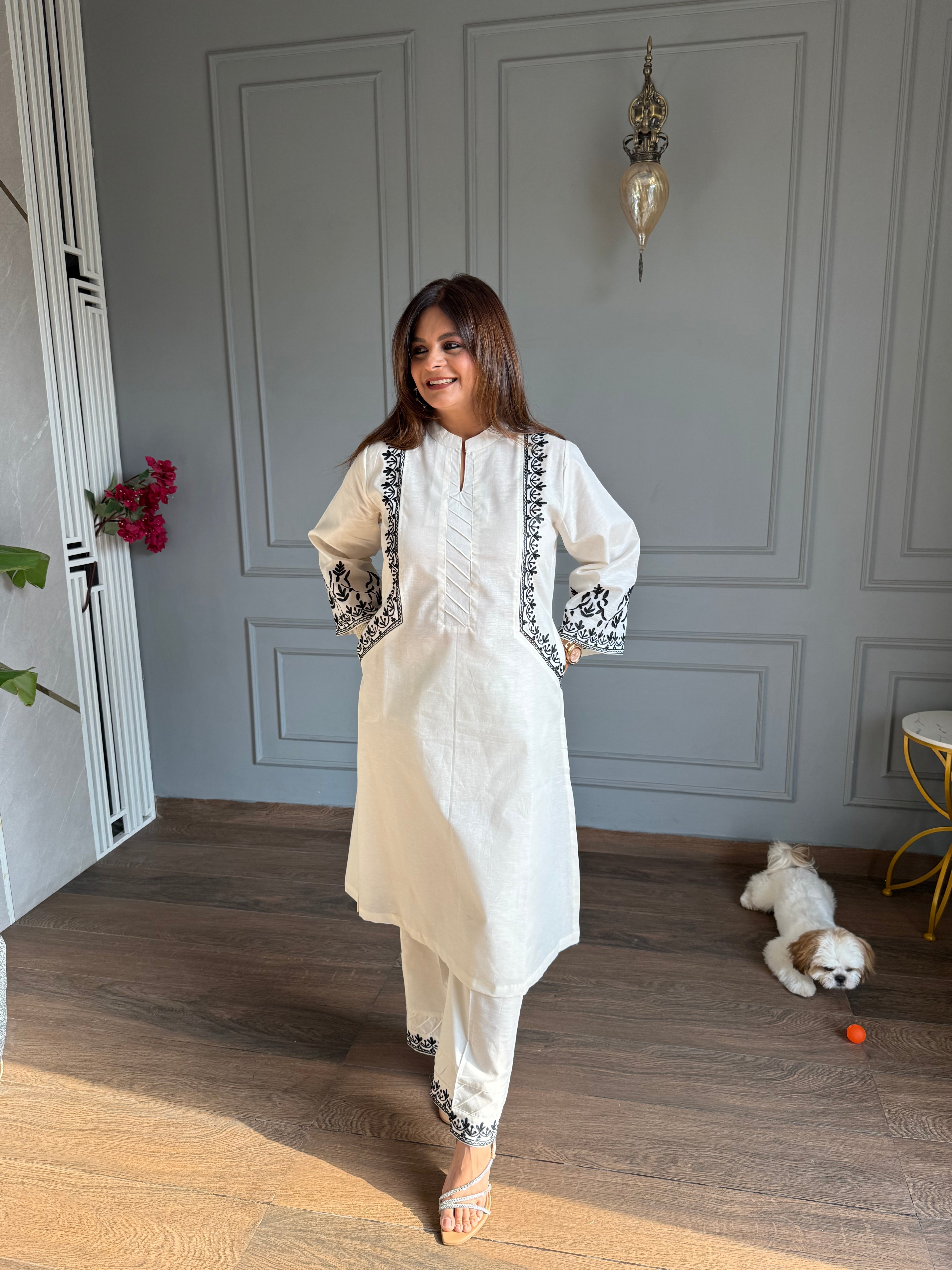 Cotton linen superior co-ords (Alka)
