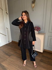 (Shyna) Affordable stylish woollen co-ord set