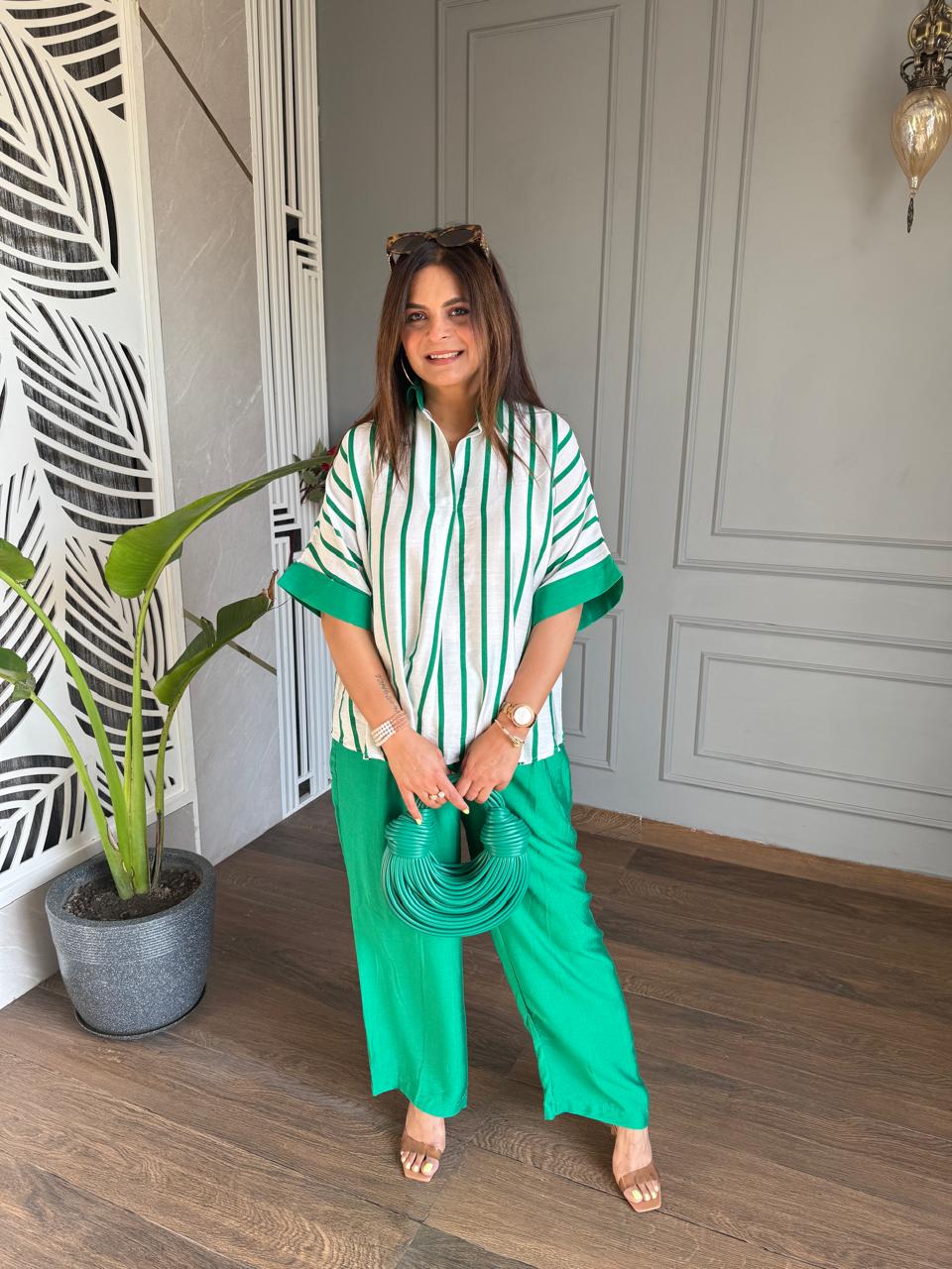 Striped summer co-ords