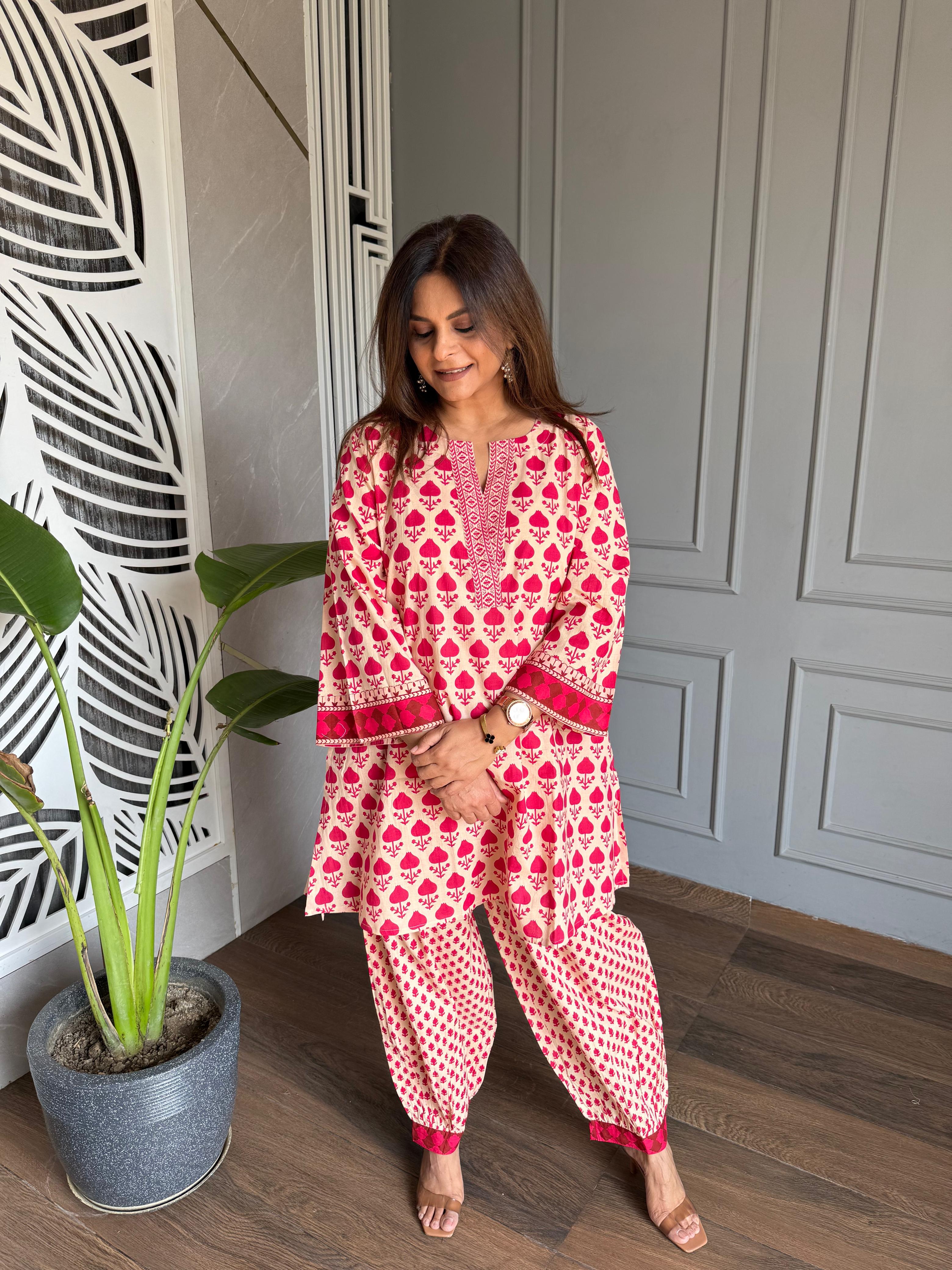Pure soft cotton co-ords (Taj)