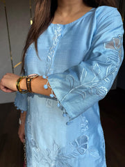 Cotton silk suit