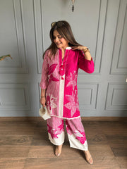 Pure cotton floral printed co-ord set (Naaz)